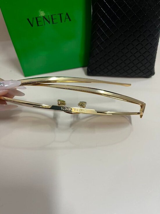 Bottega Veneta Sardine BV1305S Gold Sunglasses main image 5